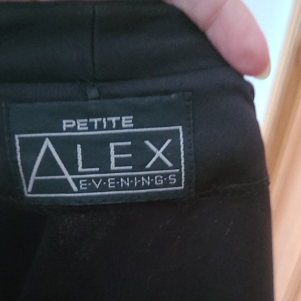Alex Evenings Black Petite Dress - Picture 2 of 2
